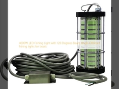 4000W LED-visserslicht met 120 graden straalhoek Offshore visserslichten voor boten